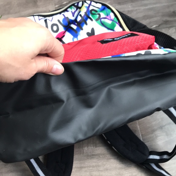 JUSTICE sport girls Graffiti Backpack - NEW with tags - Picture 10 of 13